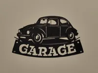 Décoration murale garage VW Coccinelle — photo 2