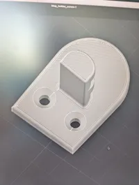 with screw holes - 0.2mm layer, 6 walls, 25% infill