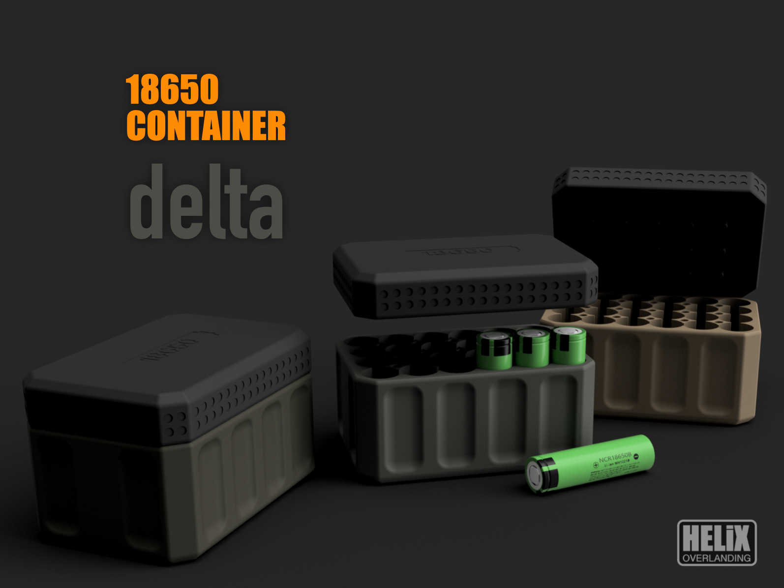 18650 Battery Container – 24-Cell Edition