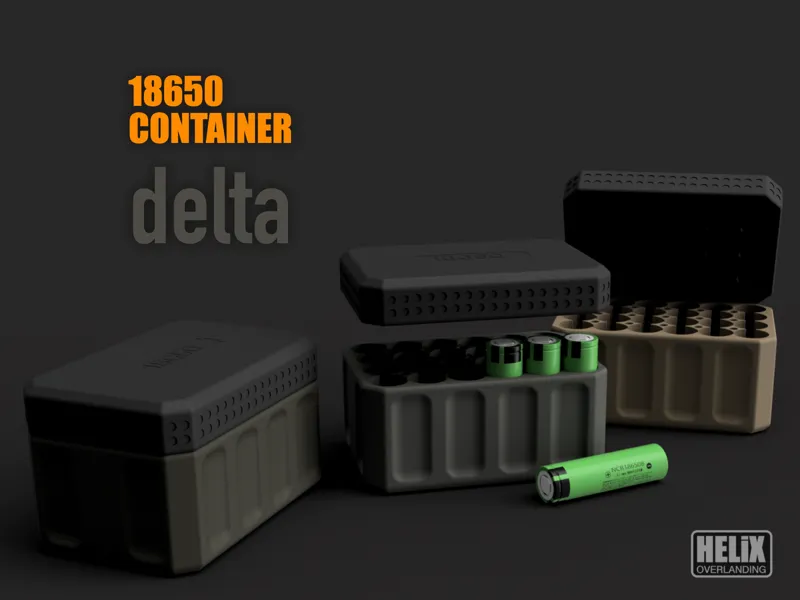 18650 Battery Container – 24-Cell Edition