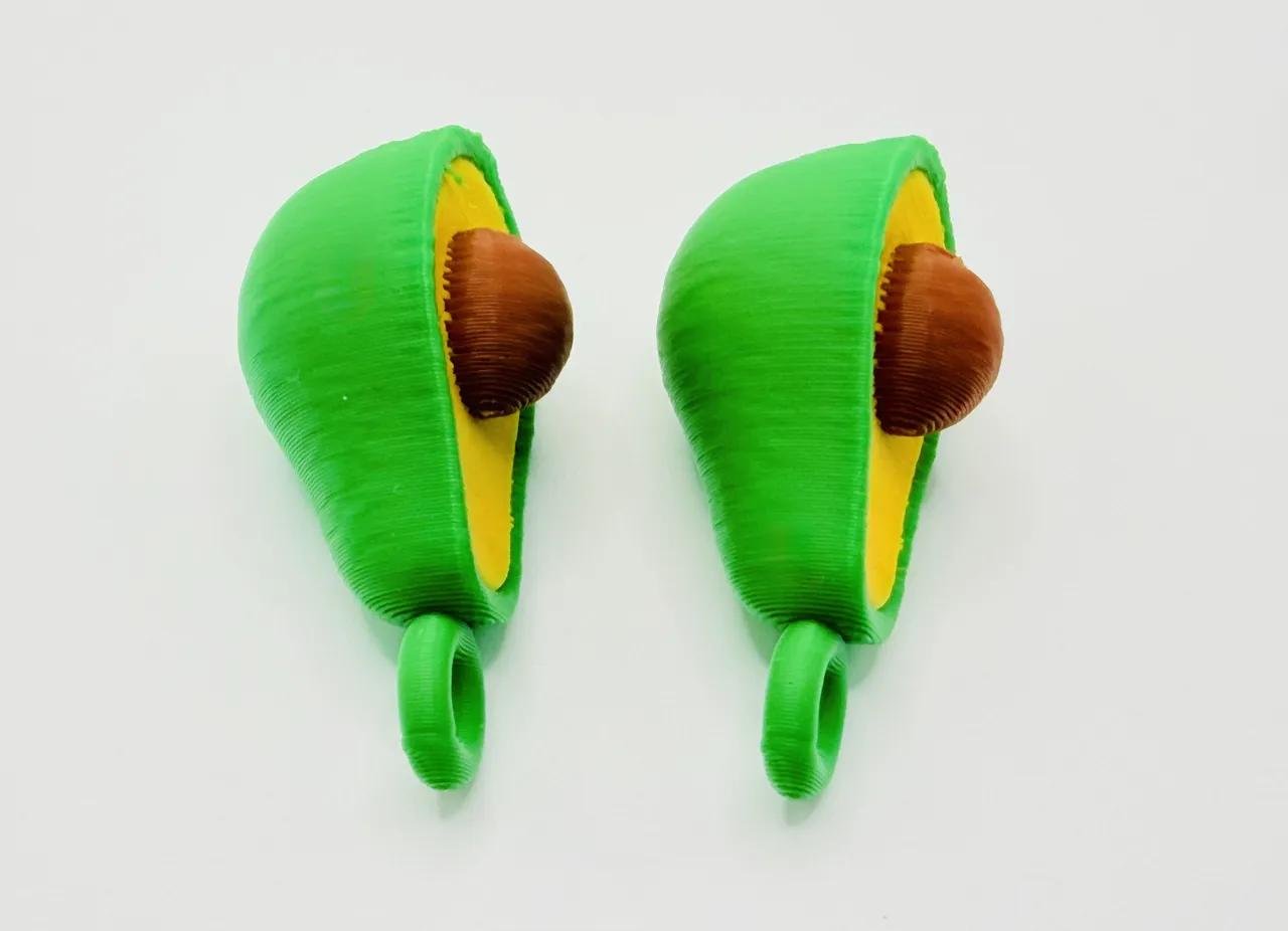 Cute Avocado Drop Earrings - Fun Food Jewelry view 4