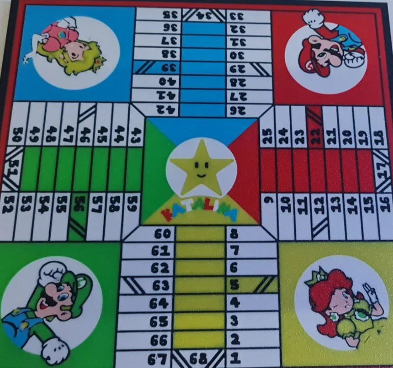 super mario ludo / parchís