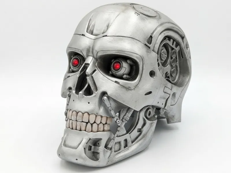 T-800 Head for a1mini Full size in parts, no stand