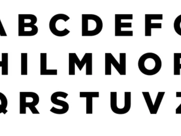 Capital Italian Alphabet