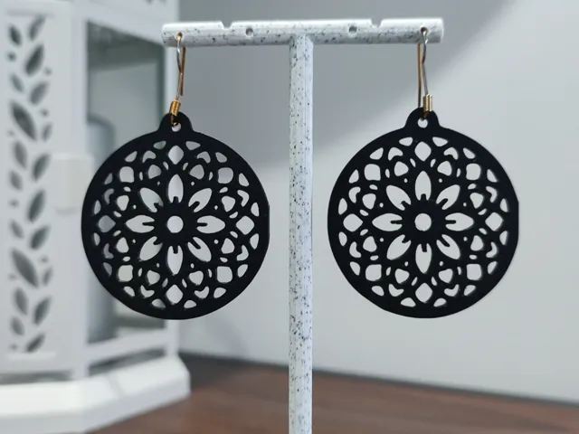 Aretes Flor de Loto Nocturna