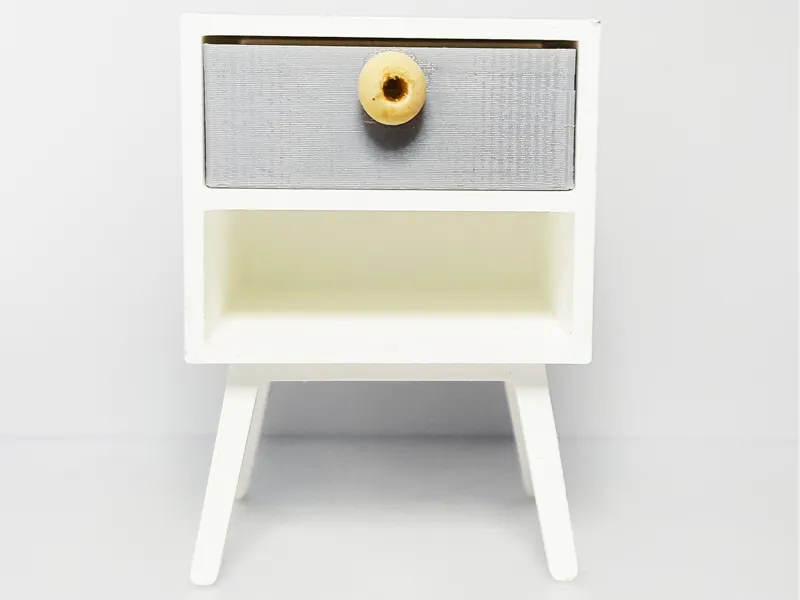 Bedside Table in 1/12 Scale for Dollhouse