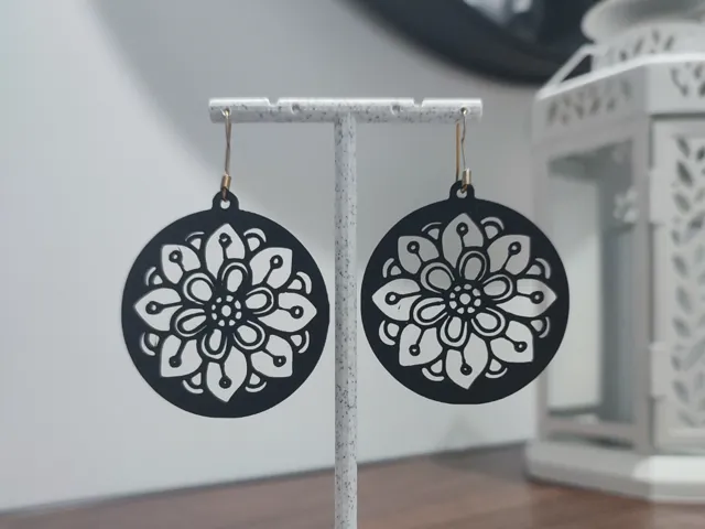 Aretes Encaje de Ébano