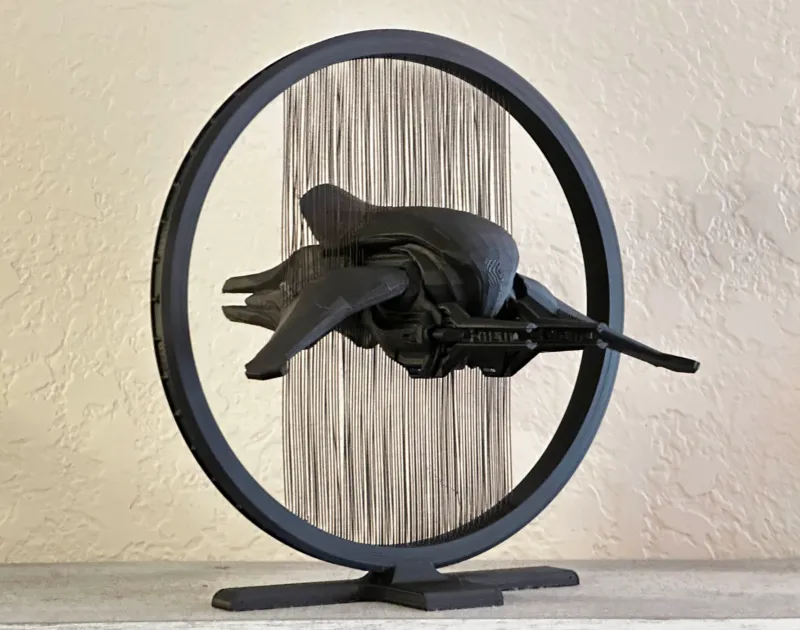 Halo Space Banshee String Art
