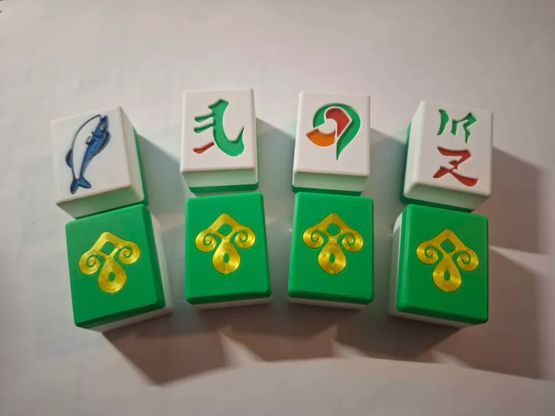Honkai Star Rail Qingque Mahjong Tiles
