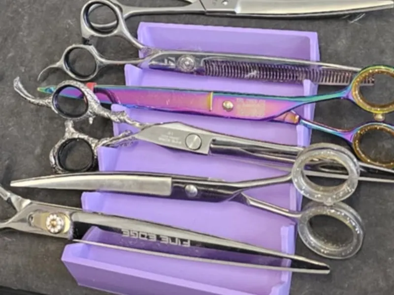 dog grooming sissor holder