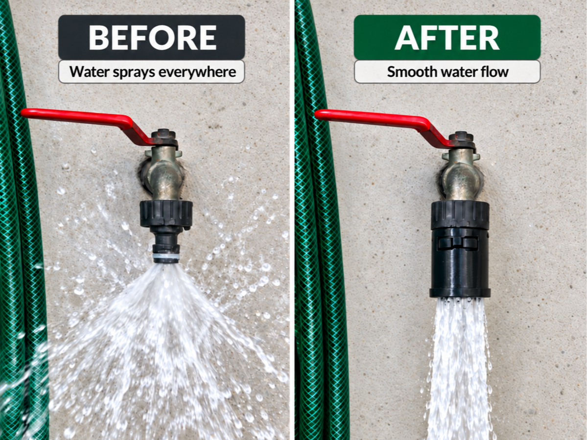 FlowLock Quick Release Splash-Free Faucet Adapter - 1