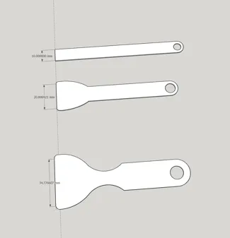 glue scraper 膠水刮刀