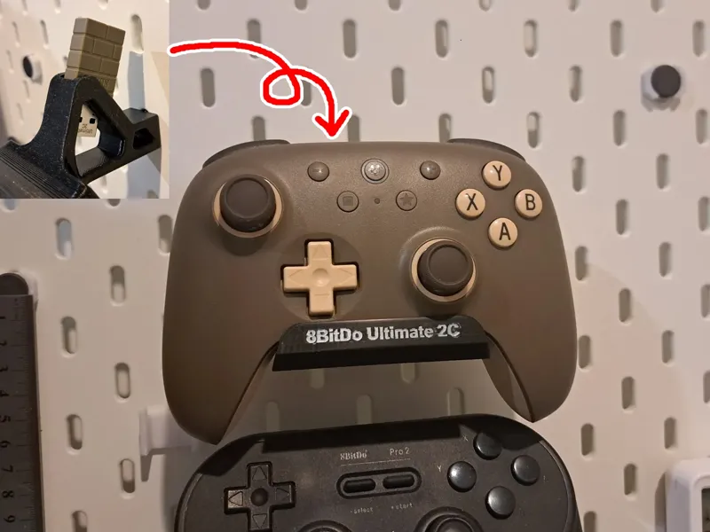 8Bitdo Ultimate 2c - skadis holder