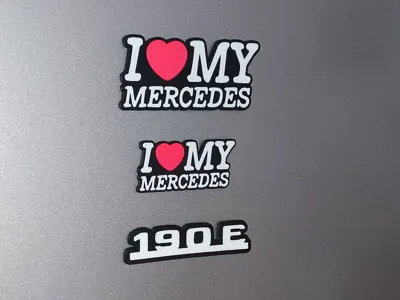 Love Mercedes magnet