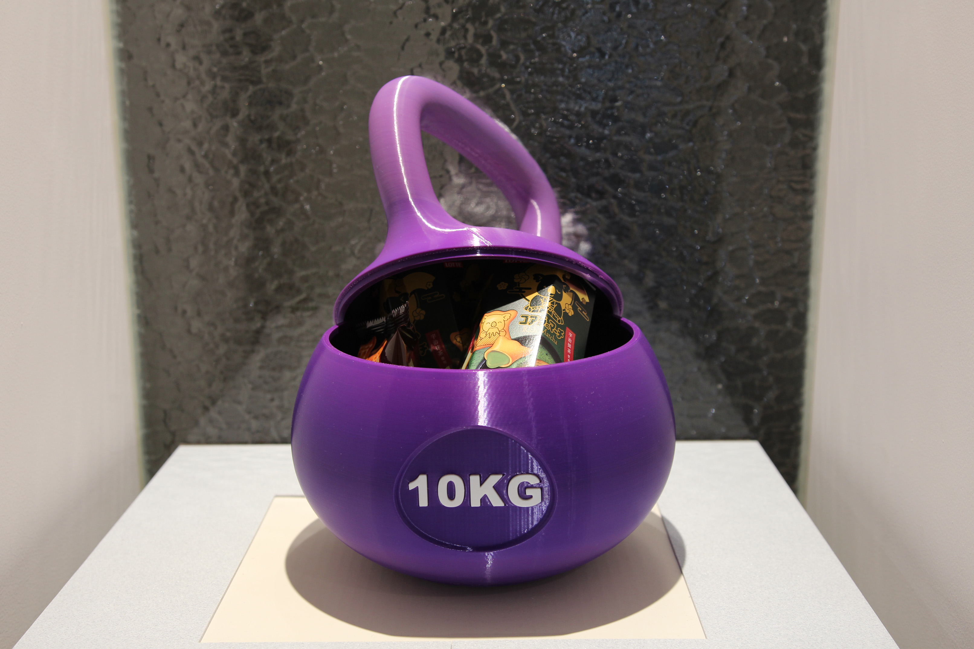 Miniatura 3 do modelo 3D 壶铃健身储物盒