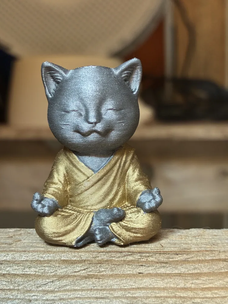 Zen Keychain Little Zen Kitten Keychain - Free 3D Print Model - MakerWorld