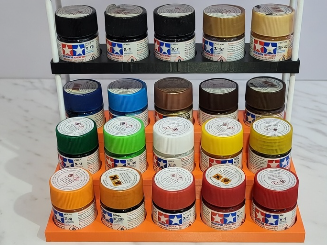 Tamiya Modular Paint Stand 10ml Click-Fit Storage