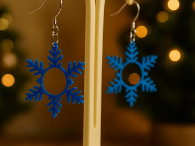 Snowflakes Earrings - No AMS