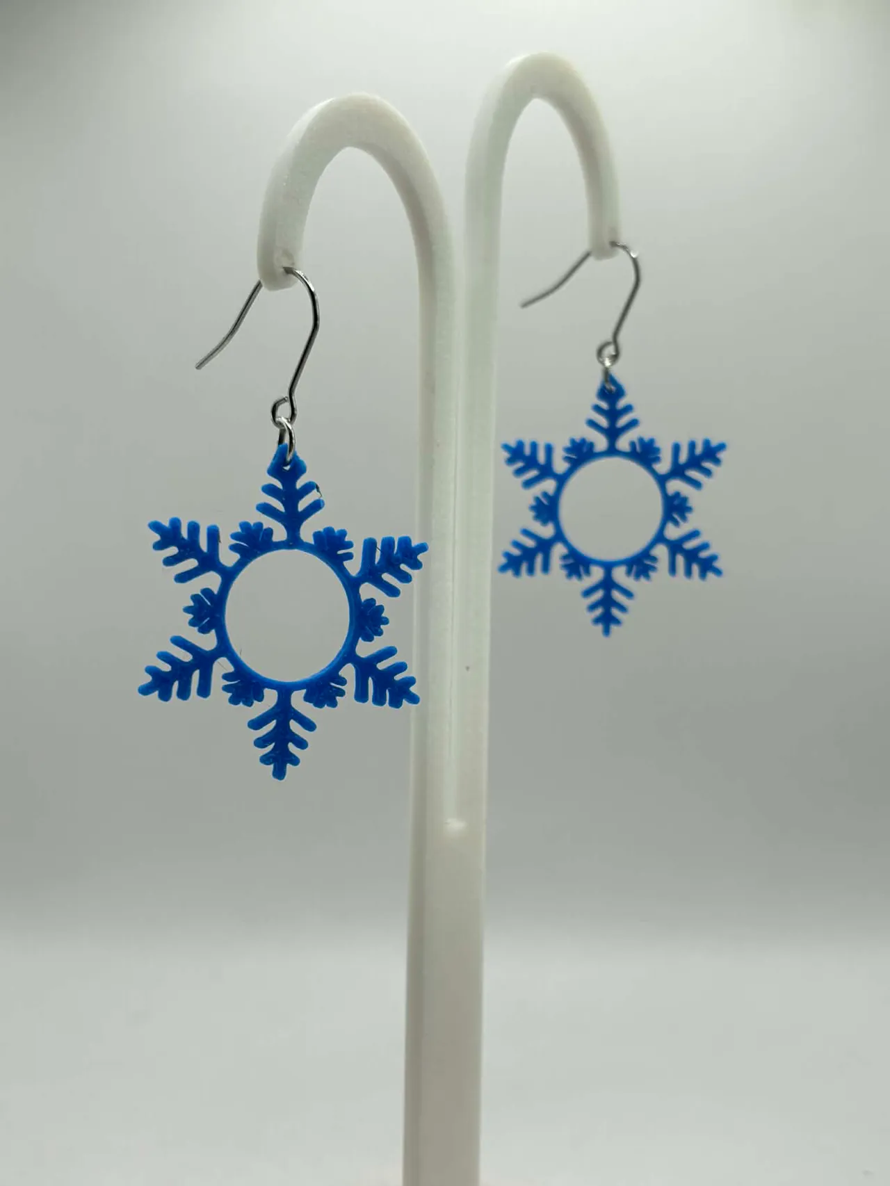 Snowflakes Earrings - No AMS view 2