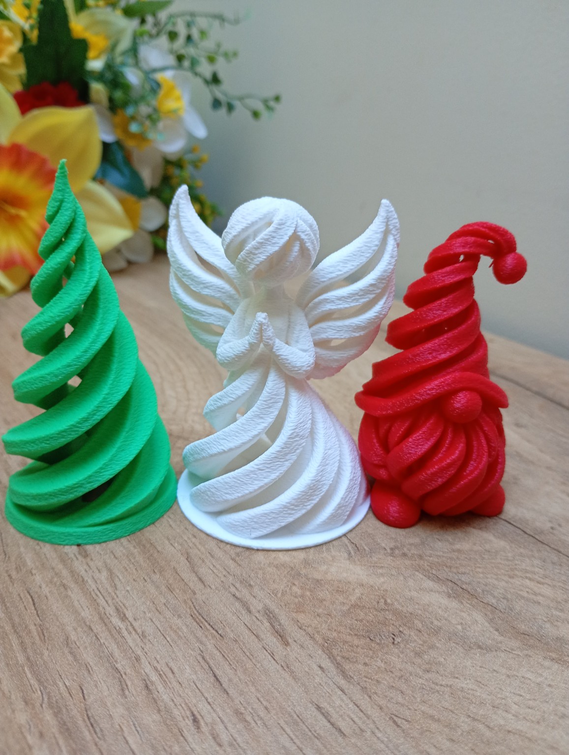 Christmas Trio – Tree, Angel & Gnome - 1