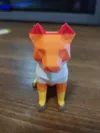 Low Poly Dog 75%