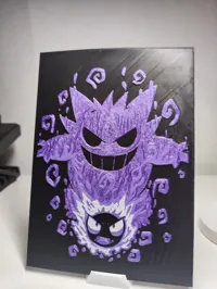 Plaque HueForge Ectoplasma — Pokémon — photo 4