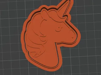 Cute Unicorn Cookie Cutter