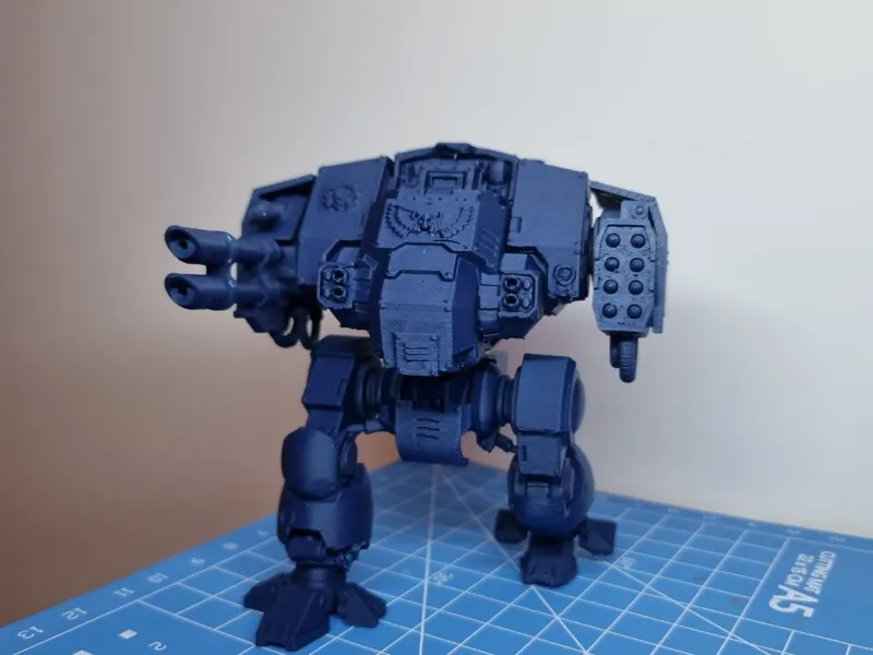 Futuristic Ballistic Siege Walker Miniature