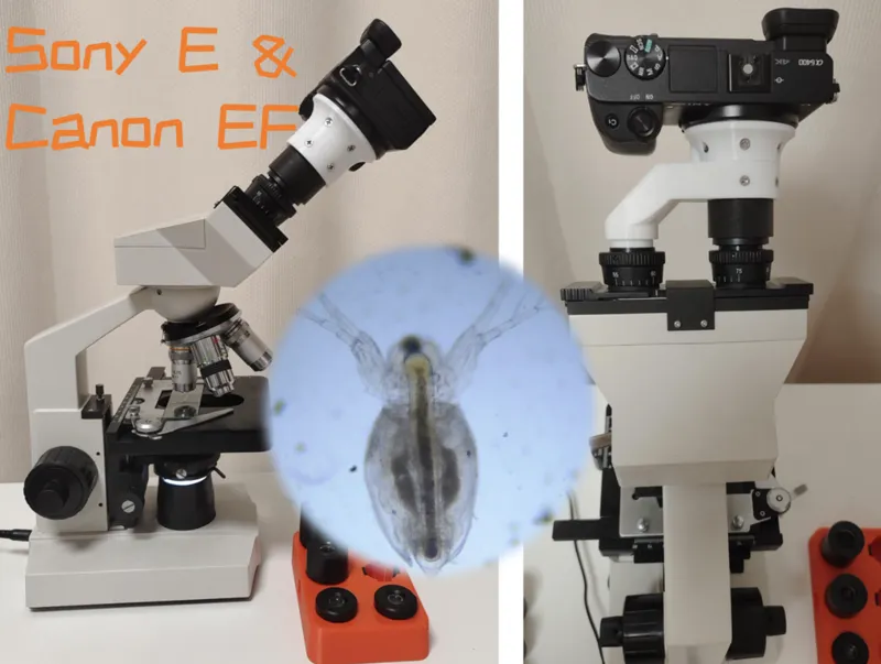 Camera to Microscope Adapter, Support Eyepiece