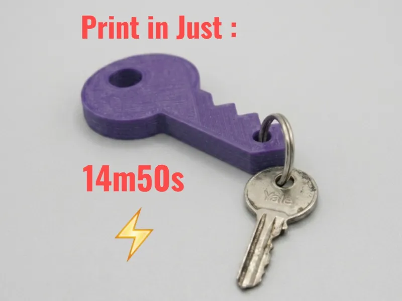 Simple key keychain