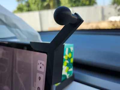 Tesla Screen phone holder ball mount