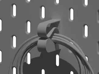 Cable Holder IKEA Skadis