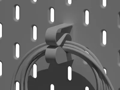 Cable Holder IKEA Skadis