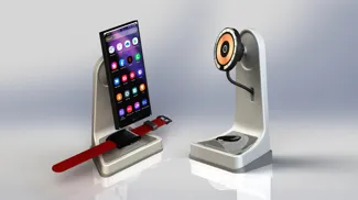 Magnetic Wireless Charging Stand (Apple + Samsung)