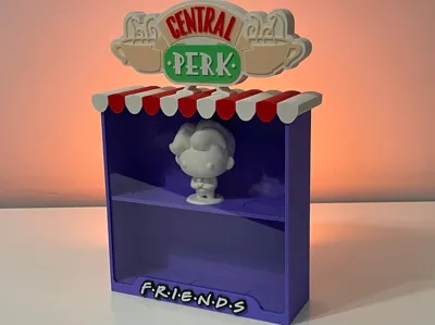 Friends display with glass for McDonalds figures