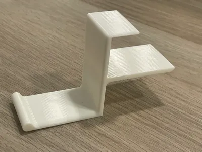 Headset hanger for IKEA desk (34mm) - Front desk