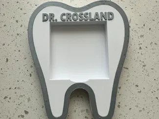 Customizable Sticky Note Holder - Tooth
