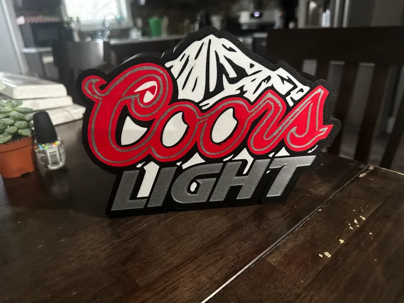 COORS LIGHT lightbox