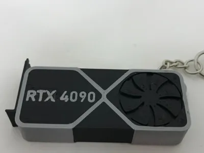 KK藏 Holyoops GRAPHICS CARD RTX4090 2.75u Right Shift Artisan Keycap