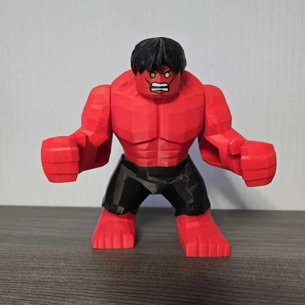Red Hulk * ~ 22 cm by HeiHei MakerWorld: Download Free 3D Models