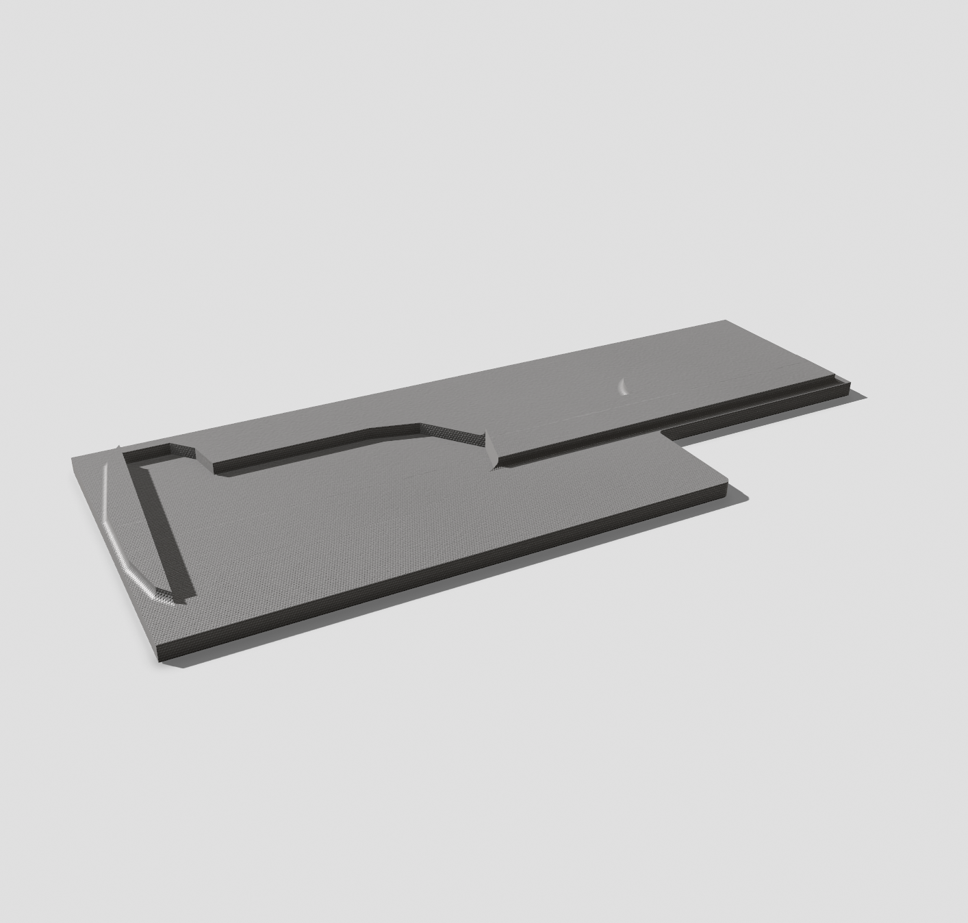 Miniatura 2 do modelo 3D 桌面速取工具收纳盒/收纳框-带游标卡尺通用收纳区（分层设计快速取用）