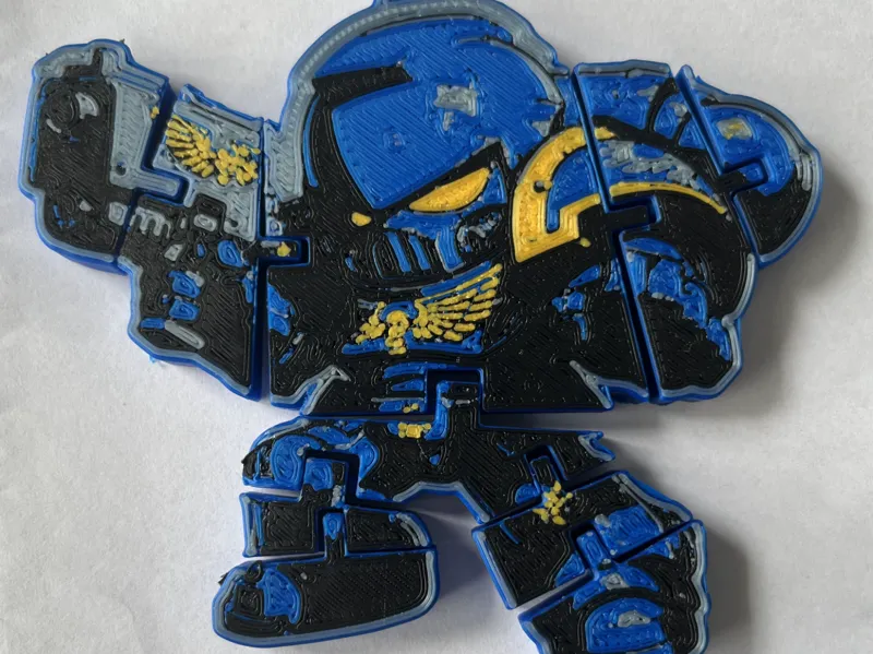 Spacemarine flexi fun Keychain