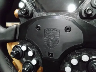 PORSCHE Sim Steering Wheel Center Cover