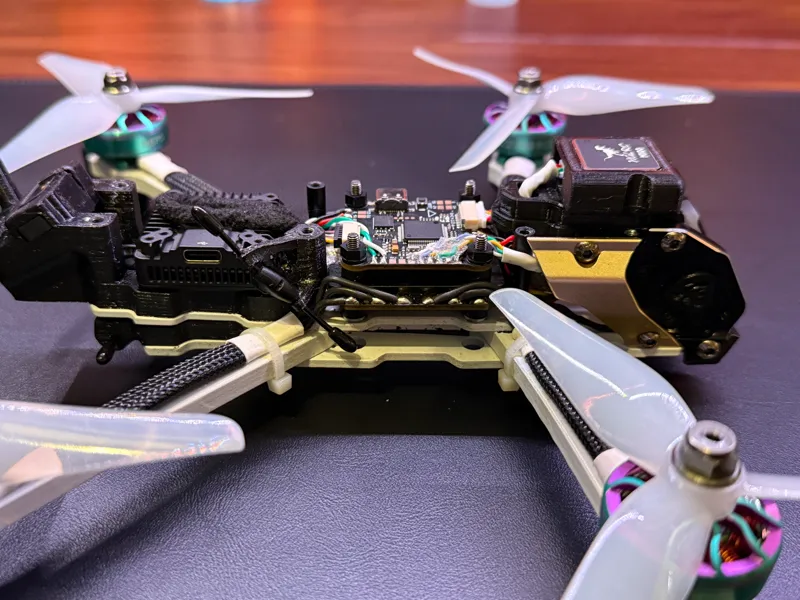 Mario 5 Vertical / Horizontal ELRS - DJI O4 mount