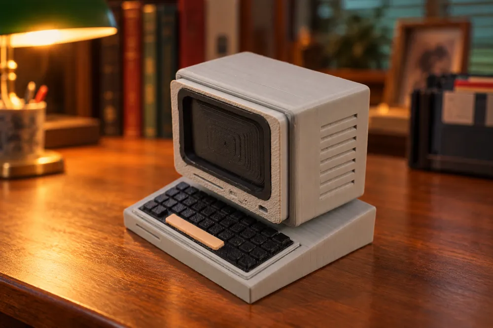 Retro PC – Vintage Computer - Free 3D Print Model - MakerWorld
