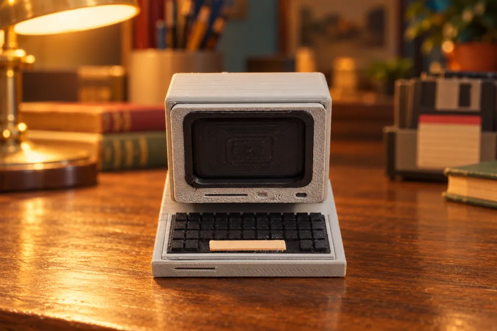 Retro PC – Vintage Computer - Free 3D Print Model - MakerWorld