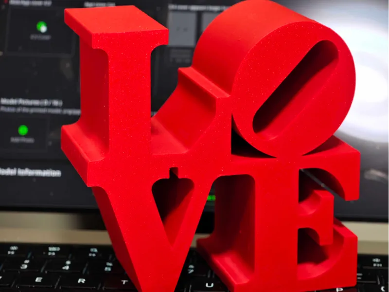 The Iconic LOVE Ambigram Sculpture