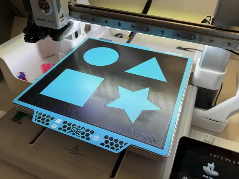 First Layer Test for bed levelling and adhesion