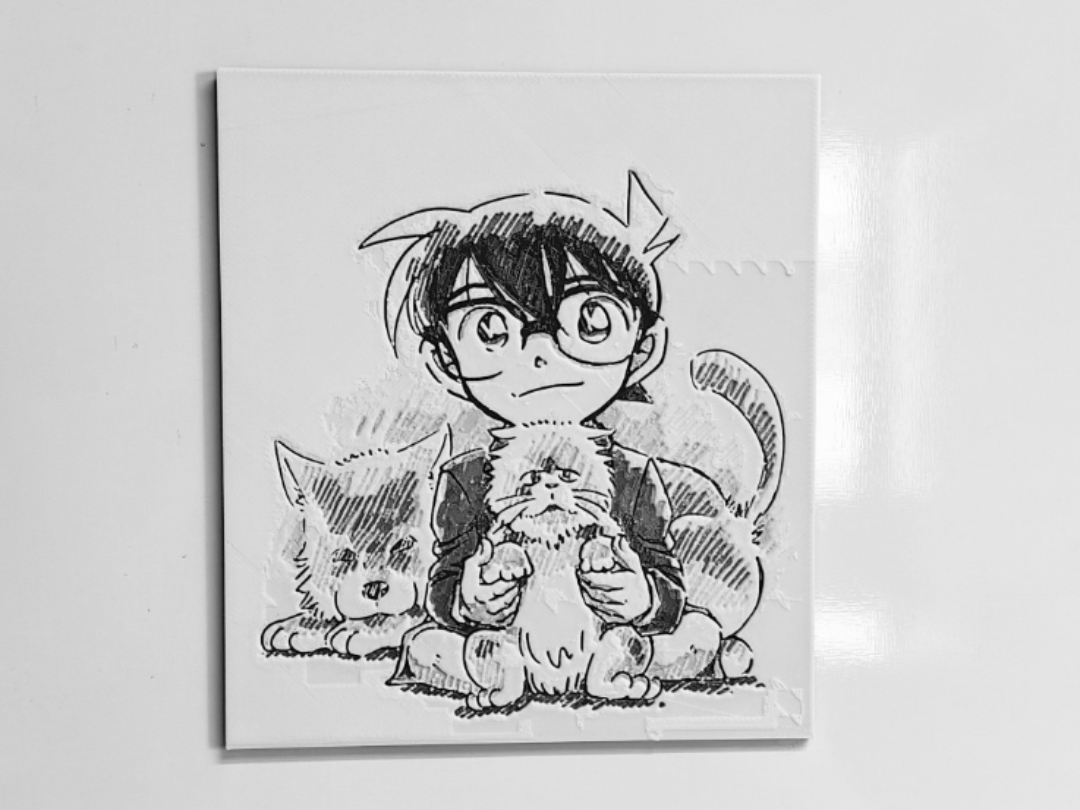 名探偵コナン青山先生サイン入り冷蔵庫マグネット～コナンと犬