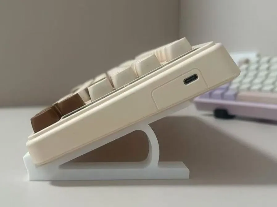 Keyboard Riser Homemade Keyboard Riser Desktop Keyboard Angled Riser Stand - Free 3D Print ...